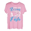 Dieses Kind liebt es, beim Angeln zu fischen T-Shirt