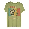 Vatertag Lustiges Angeln Ofishally The Best Granddad T-Shirt
