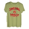 Lustiger Slogan Damen Herren Slogan Etwas Fischig Lustiger Slogan T-Shirt