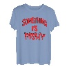 Lustiger Slogan Damen Herren Slogan Etwas Fischig Lustiger Slogan T-Shirt