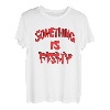 Lustiger Slogan Damen Herren Slogan Etwas Fischig Lustiger Slogan T-Shirt