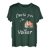 Geschenkidee Marin Humor Ich kann nicht j ai Segelboot T-Shirt