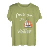 Geschenkidee Marin Humor Ich kann nicht j ai Segelboot T-Shirt