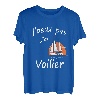Geschenkidee Marin Humor Ich kann nicht j ai Segelboot T-Shirt