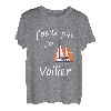 Geschenkidee Marin Humor Ich kann nicht j ai Segelboot T-Shirt