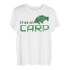 Geschenk Karpfenangler Spiegelkarpfen Angler MISSION CARP T-Shirt