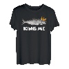 King Me Lachsangeln T-Shirt