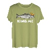 King Me Lachsangeln T-Shirt