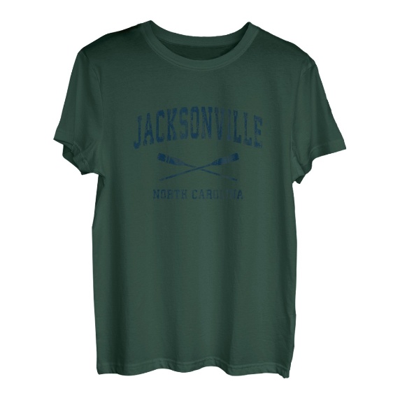 Jacksonville, North Carolina, Vintage-Paddelsport T-Shirt