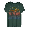 Fishing I've Got 70 Years Worth Of Fish Stories Großvater T-Shirt