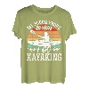My Broom Broke So Now I Go Kajak, Halloween T-Shirt