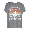 My Broom Broke So Now I Go Kajak, Halloween T-Shirt