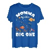 Momma of the Big One Geburtstag Angeln Thema Geburtstag Feier T-Shirt