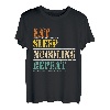 Eat Sleep Noodling Repeat Noodling Waller angeln T-Shirt
