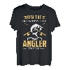 Fischer Geschenk Nachtangeln Fischfang Angler Angeln Fishing T-Shirt