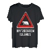 Spitzbergen Achtung Eisbären Schild T-Shirt