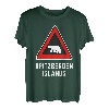 Spitzbergen Achtung Eisbären Schild T-Shirt