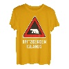 Spitzbergen Achtung Eisbären Schild T-Shirt