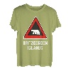 Spitzbergen Achtung Eisbären Schild T-Shirt