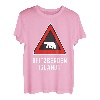 Spitzbergen Achtung Eisbären Schild T-Shirt
