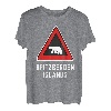 Spitzbergen Achtung Eisbären Schild T-Shirt