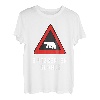 Spitzbergen Achtung Eisbären Schild T-Shirt