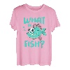 What da Fish Lustiger Angler Motiv Ozean Fisch Angel Angeln T-Shirt