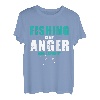 Lustiges Angler-T-Shirt, Geschenk, Angeln, Wut-Management T-Shirt