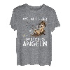 Immer mit der Ruhe ich bin am angeln Hecht Mann Carp Fishing T-Shirt