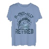 Herren O-Fish-Ally Retired Fisherman 2024 Barschangeln Ruhestand T-Shirt