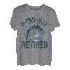 Herren O-Fish-Ally Retired Fisherman 2024 Barschangeln Ruhestand T-Shirt