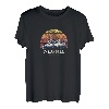 Negril Jamaica Vintage Bootfahren 70er Jahre Retro Boot Design T-Shirt