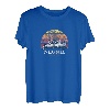 Negril Jamaica Vintage Bootfahren 70er Jahre Retro Boot Design T-Shirt