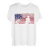 Amerikanische Flagge fihsing Fisherman T-Shirt