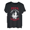 Herren Angler Papa der Mann der Mythos die Angel Legende Vatertag T-Shirt