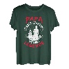 Herren Angler Papa der Mann der Mythos die Angel Legende Vatertag T-Shirt