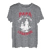 Herren Angler Papa der Mann der Mythos die Angel Legende Vatertag T-Shirt