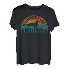 Killarney Lake, Nord-Wisconsin, Sonnenuntergang, Loon T-Shirt
