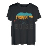Boise Idaho Bear Grizzly Pride im Freien, Vintage-Stil T-Shirt