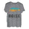 Boise Idaho Bear Grizzly Pride im Freien, Vintage-Stil T-Shirt