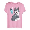 Katze Hapfox Angeln T-Shirt