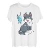 Katze Hapfox Angeln T-Shirt