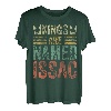 Lustiger personalisierter Name Shirt Kings Are Named Issac T-Shirt