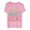 Lustiger personalisierter Name Shirt Kings Are Named Issac T-Shirt