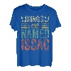 Lustiger personalisierter Name Shirt Kings Are Named Issac T-Shirt
