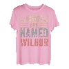 Kings Are Named Wilbur Shirt Lustiger Personalisierter Name T-Shirt