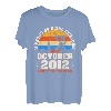 11 Jahre alte Angelfreunde geboren Oktober 2012 - 11. Geburtstag T-Shirt