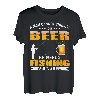 Herren Ein Mann kann nicht allein auf Bier überleben T-Shirt