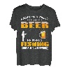 Herren Ein Mann kann nicht allein auf Bier überleben T-Shirt