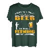 Herren Ein Mann kann nicht allein auf Bier überleben T-Shirt
